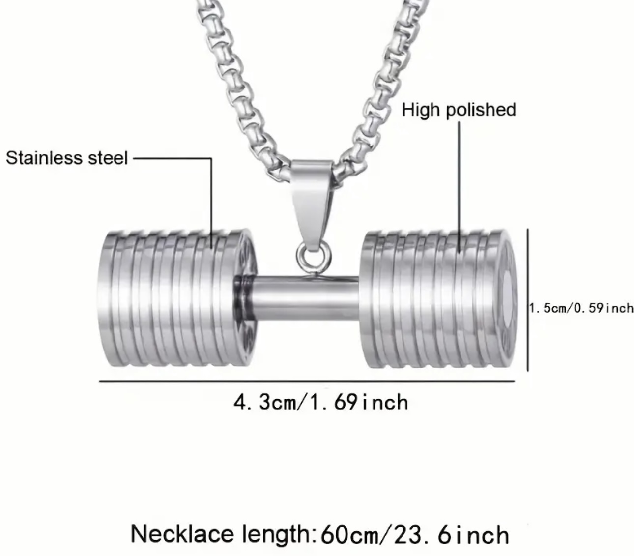 Go Fit Go – Hantelanhänger für Fitnessliebhaber – Bild 2