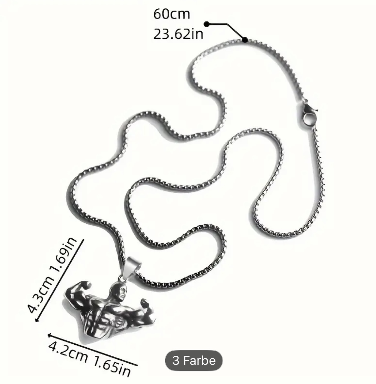 Iron Champion – Bodybuilder Anhänger – Bild 2