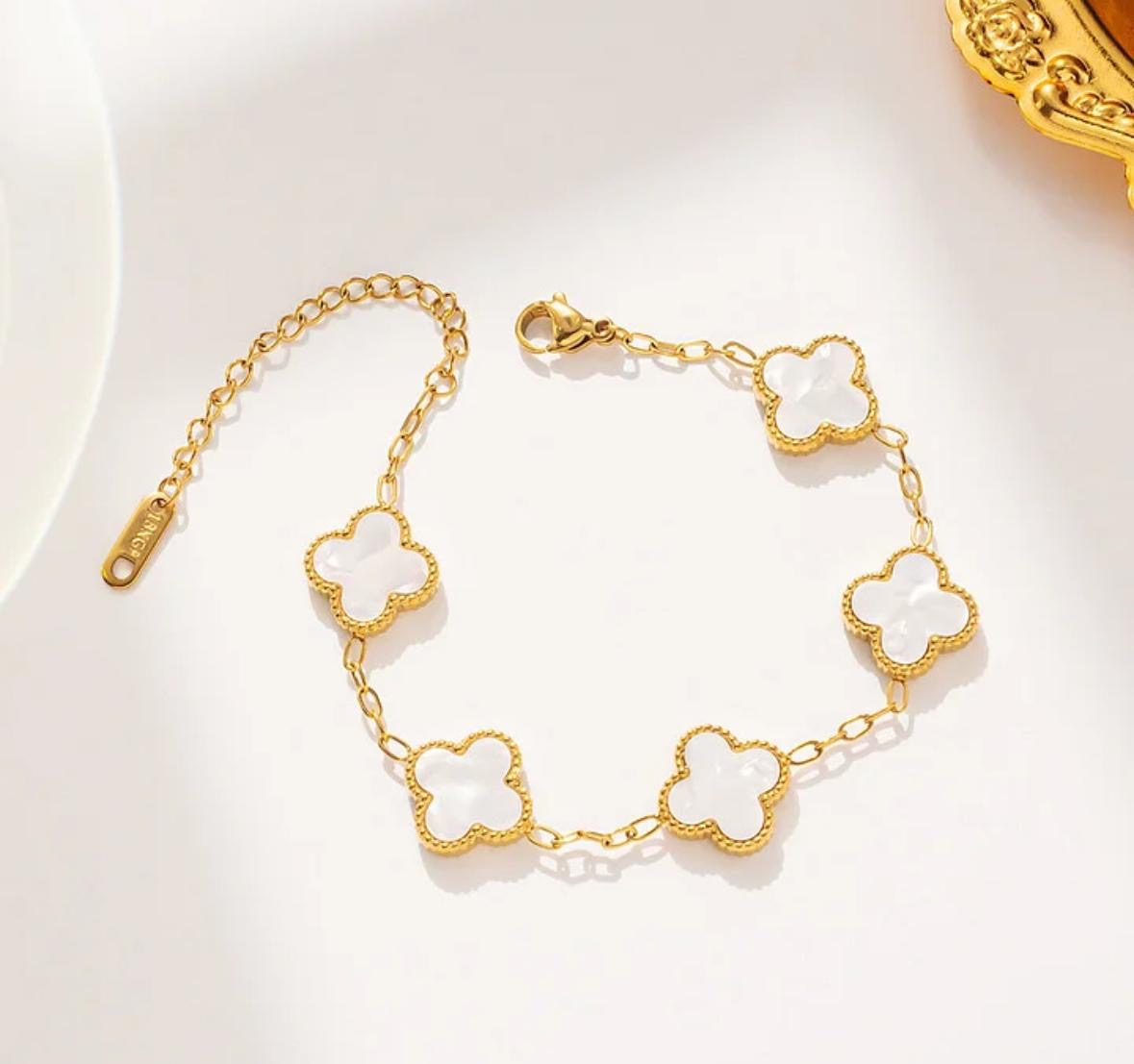 White Clover Elegance Armband – Bild 3