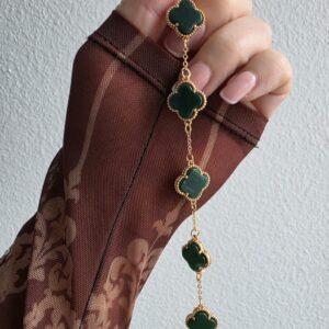 Emerald Clover Elegance Set