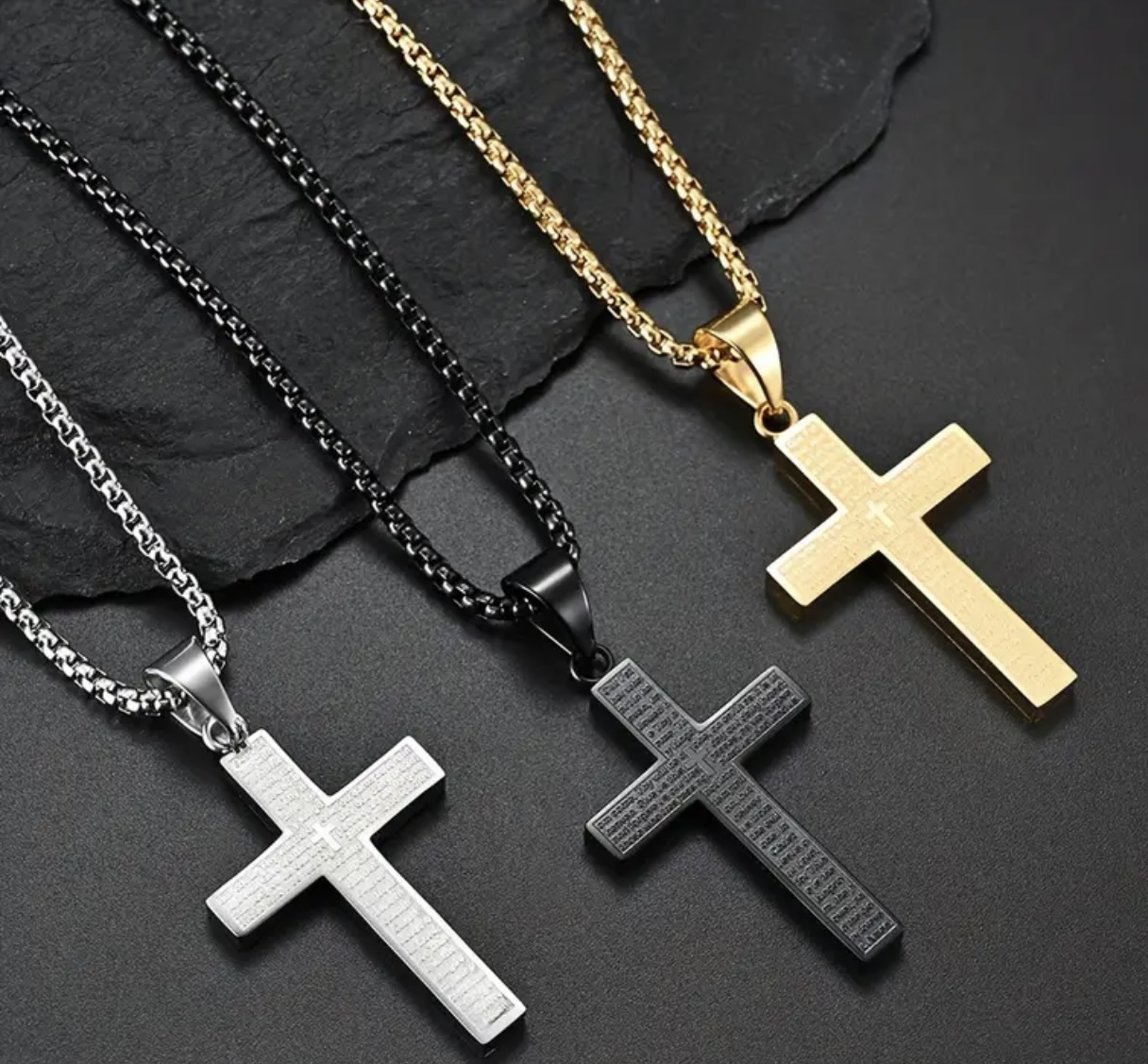 Balidjo Original Kreuzkette mit Gravur