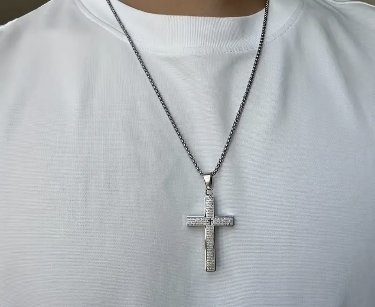 Balidjo Original Kreuzkette mit Gravur – Bild 3