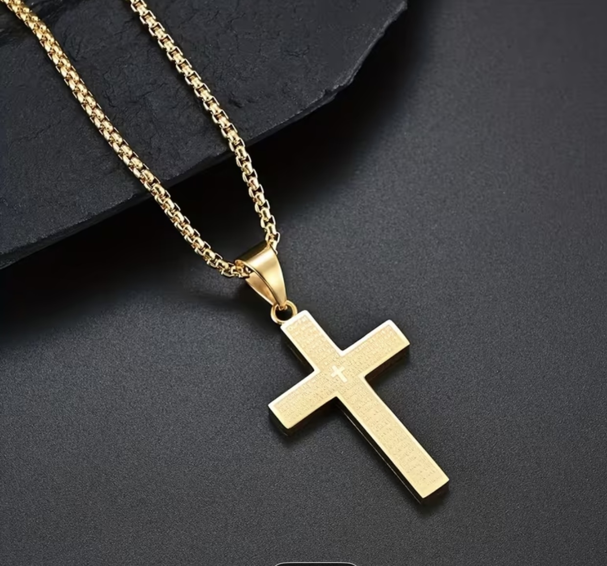 Balidjo Original Kreuzkette mit Gravur – Bild 4