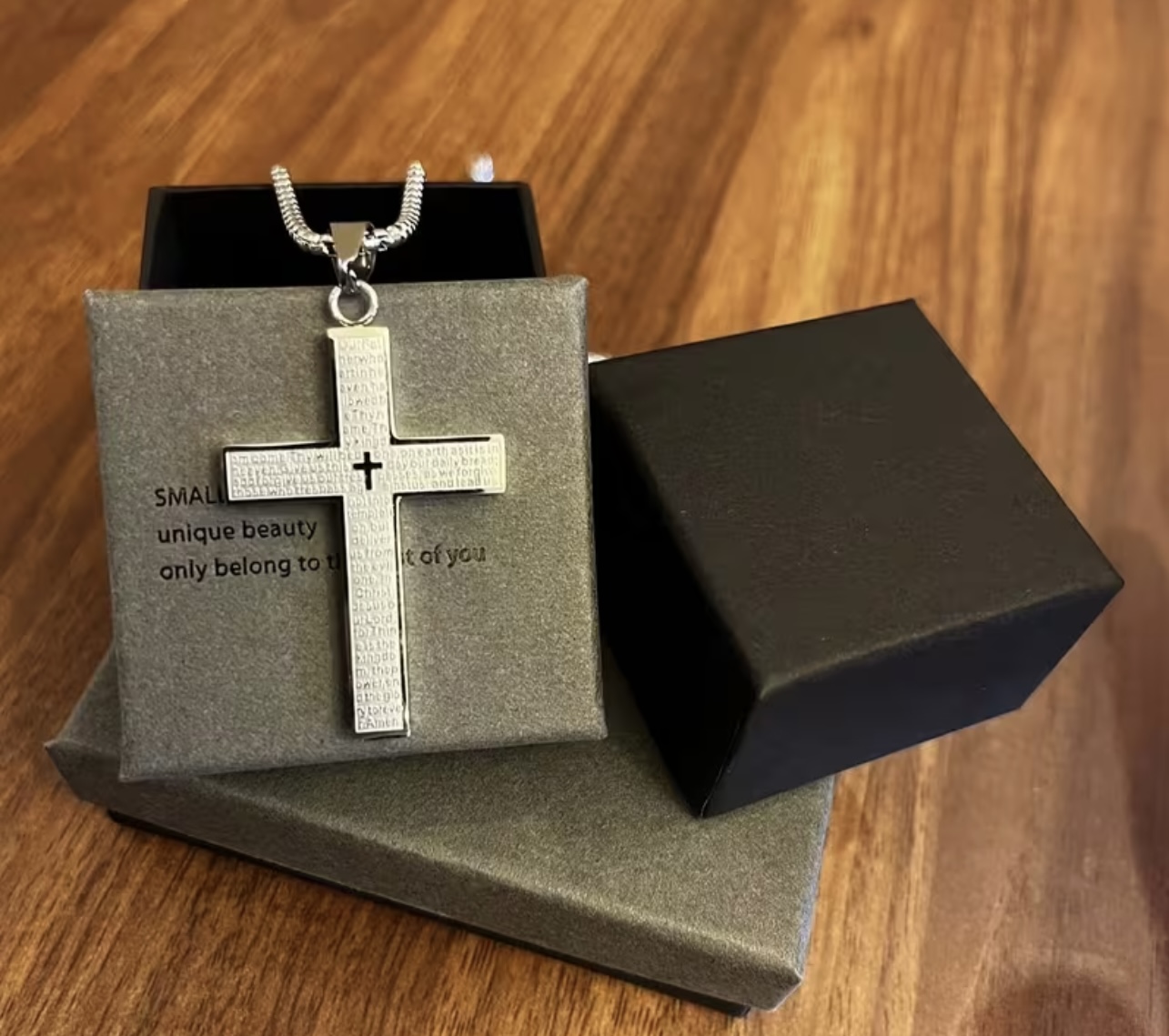 Balidjo Original Kreuzkette mit Gravur – Bild 5